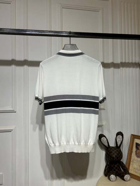 2025年3月5日春秋高品質新品DIORニットの半袖Tシャツchenxin工場