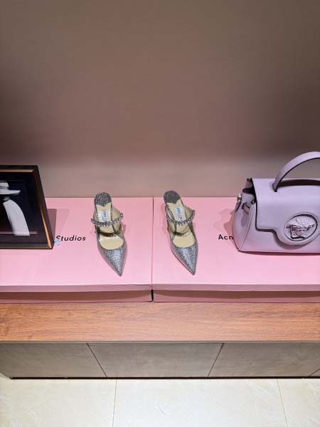 2025年3月9日入荷新品Jimmy Choo業界最高品質の女性用靴本革製ギフト/誕生日/bolin工場