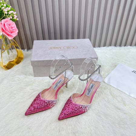 2025年3月10日入荷新品JIMMY CHOO業界最高品質の女性用靴本革製ギフト/誕生日/bolin工場