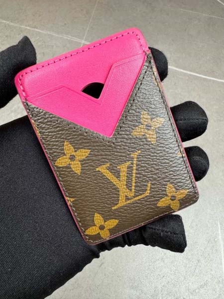 2025年3月17日新品 カードホルダーLouis Vuitton  6.5 x 9.5 x 0.5cm   Monogram Macassar  zy工場