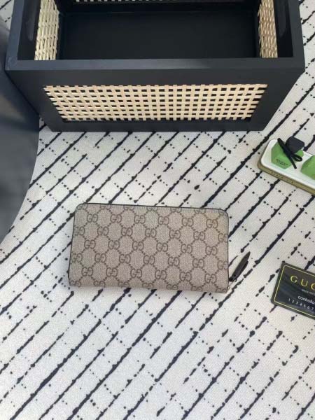 2025年3月17日新品財布GUCCI 456117  PVC 19 X9.5X2.5CM     zy工場