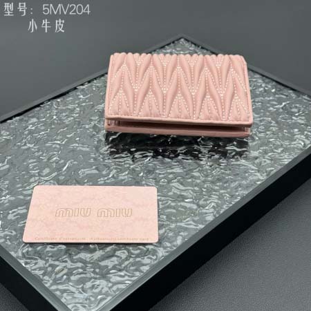 2025年3月17日新品財布Miumiu  pocket 8X10.5cm zy工場