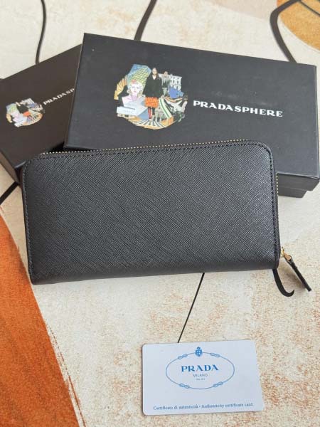 2025年3月17日新品財布PRADA ZP 1ML506 19cmX12cm   zy工場