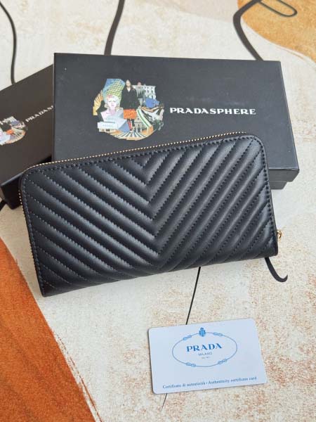 2025年3月17日新品財布PRADA ZP 1ML506 19cmX12cm   zy工場