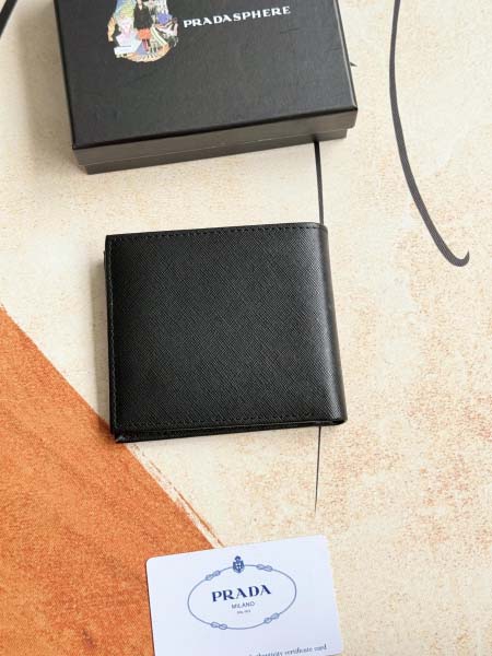 2025年3月17日新品財布PRADA  2M0513# blue 11cmx9cm   zy工場