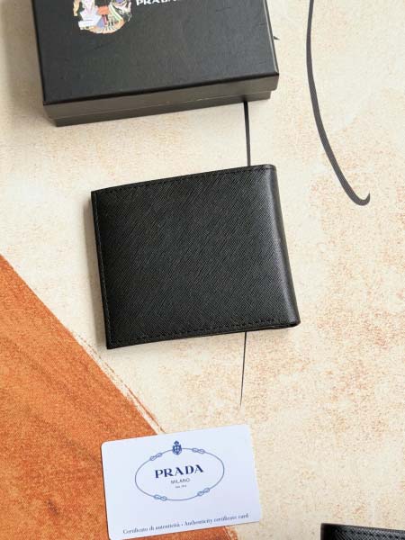 2025年3月17日新品財布PRADA  2M0513# blue 11cmx9cm   zy工場