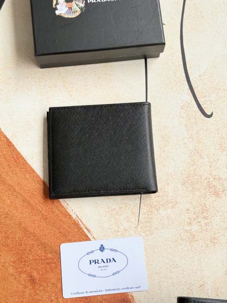 2025年3月17日新品財布PRADA  2M0513# blue 11cmx9cm   zy工場