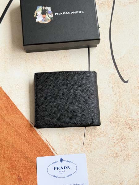 2025年3月17日新品財布PRADA  2M0513# blue 11cmx9cm   zy工場