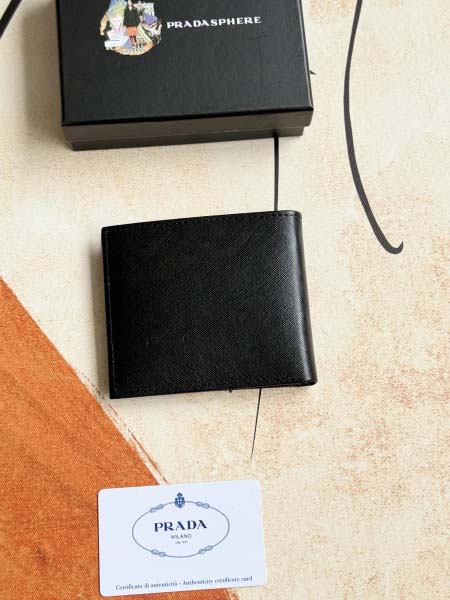 2025年3月17日新品財布PRADA  2M0513# blue 11cmx9cm   zy工場