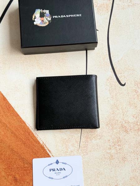 2025年3月17日新品財布PRADA  2M0513# blue 11cmx9cm   zy工場
