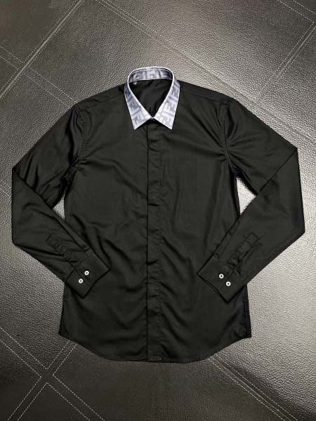 2025年3月19日高品質新作 FENDI長袖のスリムシャツ HoHo工場