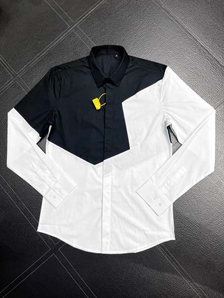 2025年3月19日高品質新作Neil Barrett長袖のスリムシャツ HoHo工場