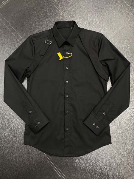 2025年3月19日高品質新作McQueen長袖のスリムシャツ HoHo工場