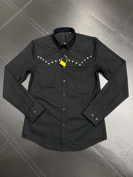 2025年3月19日高品質新作VALENTINO長袖のスリムシャツ HoHo工場