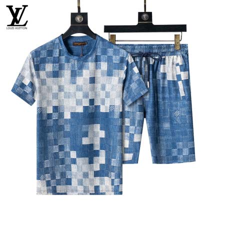 2025年3月25日入荷春夏新作LOUIS VUITTON半袖 セット上下shun工場