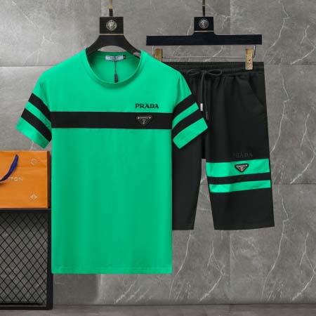 2025年3月25日入荷春夏新作PRADA半袖 セット上下shun工場