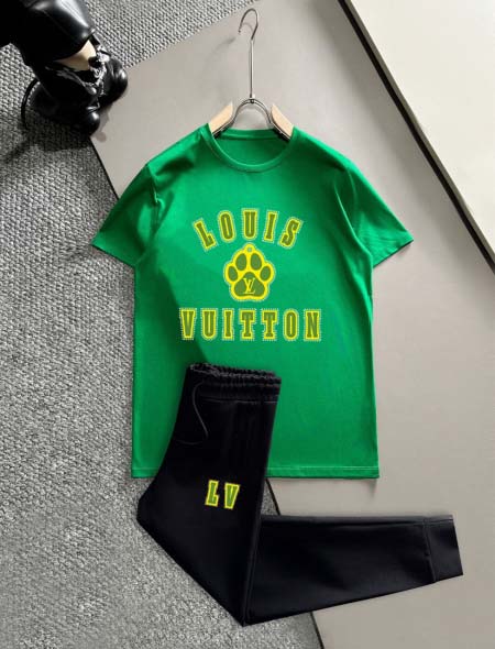 2025年3月28日入荷新作Louis Vuitton夏メンズ 上下セットM-5XL/zhan工場