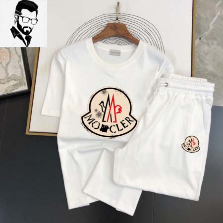 2025年3月28日入荷新作MONCLER春秋メンズ 半袖上下セットM-5XL/zhan工場