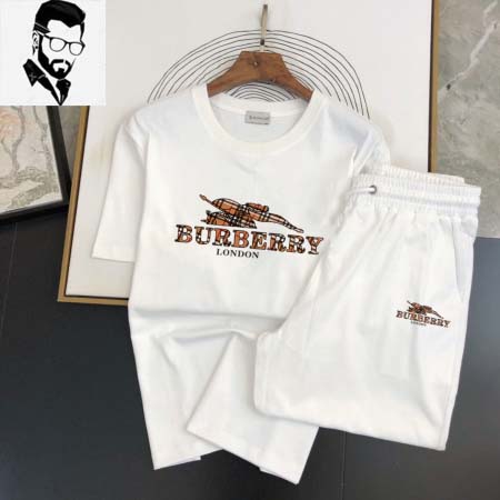 2025年3月28日入荷新作BURBERRY春秋メンズ 半袖上下セットM-5XL/zhan工場