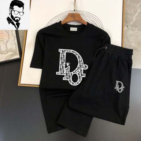 2025年3月28日入荷新作Dior春秋メンズ 半袖上下セットM-5XL/zhan工場