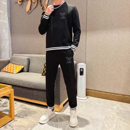 2025年3月28日入荷新作Louis Vuitton春秋メンズ 上下セットM-5XL/zhan工場