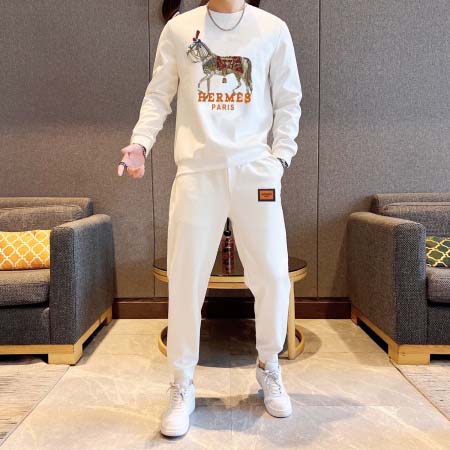2025年3月28日入荷新作HERMES春秋メンズ 上下セットM-5XL/zhan工場