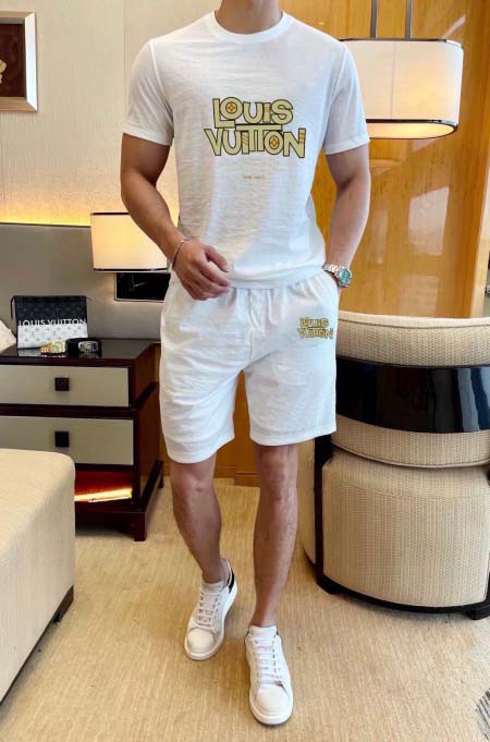 2025年3月29日入荷新作Louis Vuitton夏メンズ 上下セットM-5XL/zhan工場