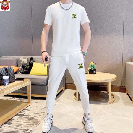 2025年3月29日入荷新作Louis Vuitton夏メンズ 上下セットM-5XL/zhan工場