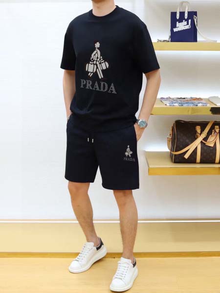 2025年3月30日入荷新作PRADA夏メンズ 上下セットM-5XL/zhan工場