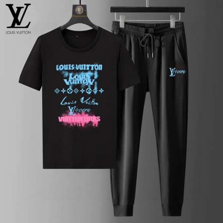 2025年3月30日入荷新作Louis Vuitton夏メンズ 上下セットM-5XL/zhan工場