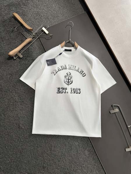 2025年3月1日春夏高品質新品prada半袖 tシャツDW...