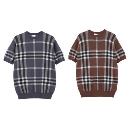 2025年3月1日春夏高品質新品BURBERRYニット半袖 ...