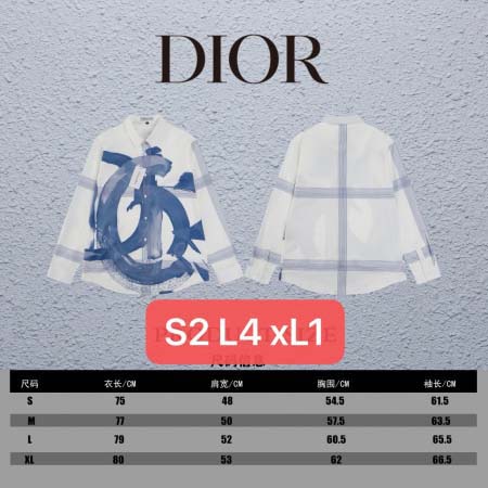 2025年3月2日春夏高品質新品DiorシャツDW工場