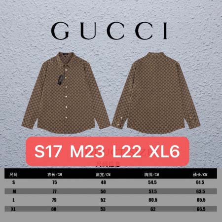 2025年3月2日春夏高品質新品GUCCIシャツDW工場