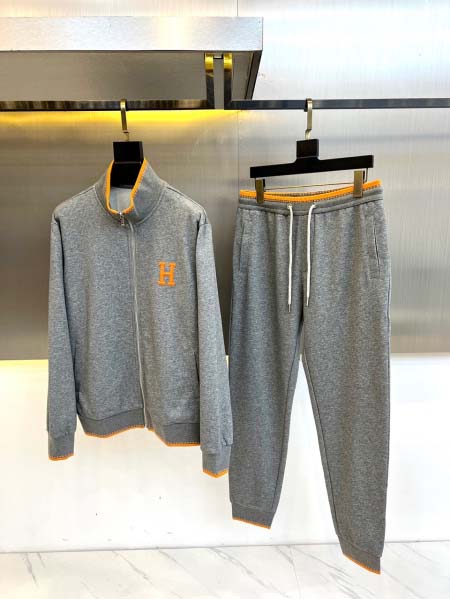 2025年3月5日春秋高品質新品HERMESメンズ 上下セッ...