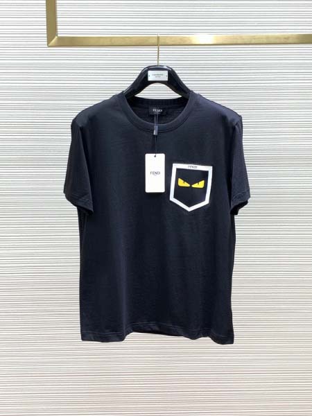 2025年3月5日春秋高品質新品Fendi半袖Tシャツche...