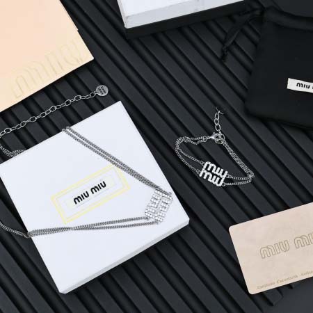 2025年3月7日入荷新品MIUMIUネックレスギフト/誕生...
