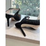 2025年3月10日入荷新品Jimmy Choo業界最高品質の女性用靴本革製ギフト/誕生日/bolin工場