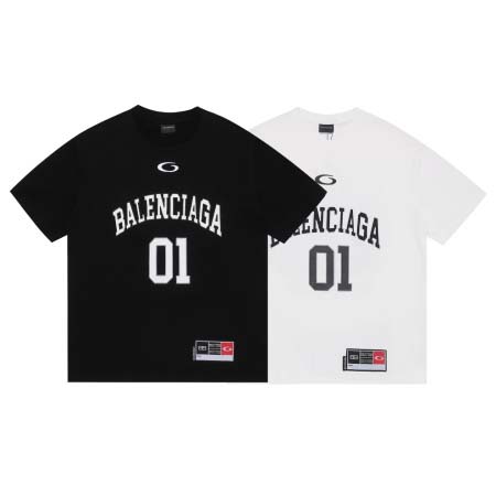 2025年3月12日春夏新品BALENCIAGA半袖Tシャツ...