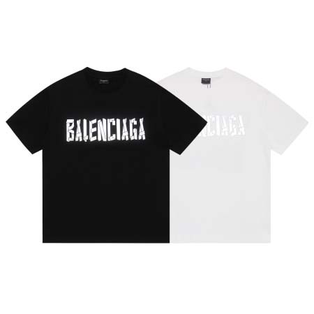 2025年3月12日春夏新品BALENCIAGA半袖Tシャツ...