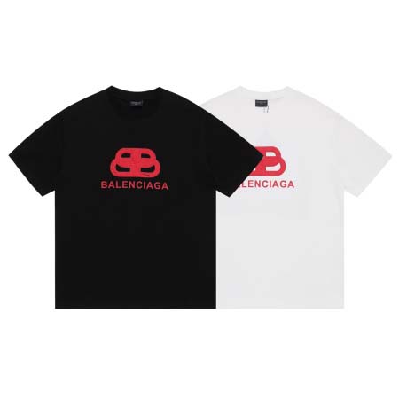2025年3月12日春夏新品BALENCIAGA半袖Tシャツ...