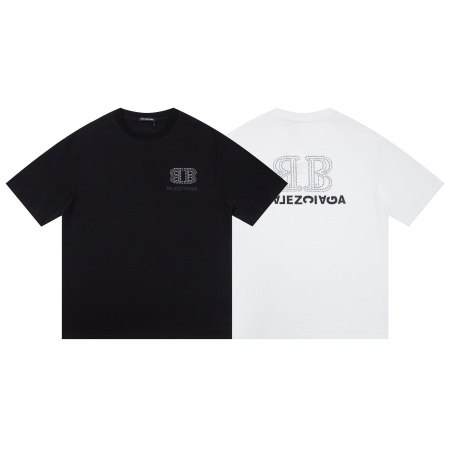 2025年3月12日春夏新品BALENCIAGA半袖Tシャツ...