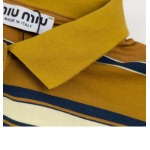 2025年3月13日新品MIUMIU長袖Poloシャツ  xiongma工場