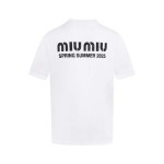 2025年3月14日春夏高品質新品MIUMIU半袖Tシャツ  実物写真xiongma工場