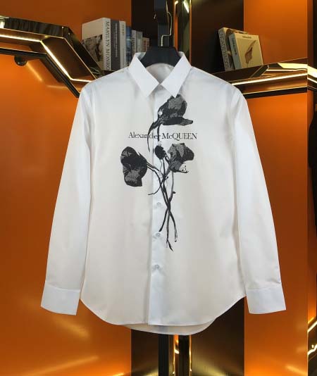 2025年3月15日 春夏高品質新品McQueen長袖シャツ...