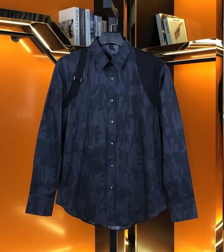 2025年3月15日 春夏高品質新品McQueen長袖シャツ...