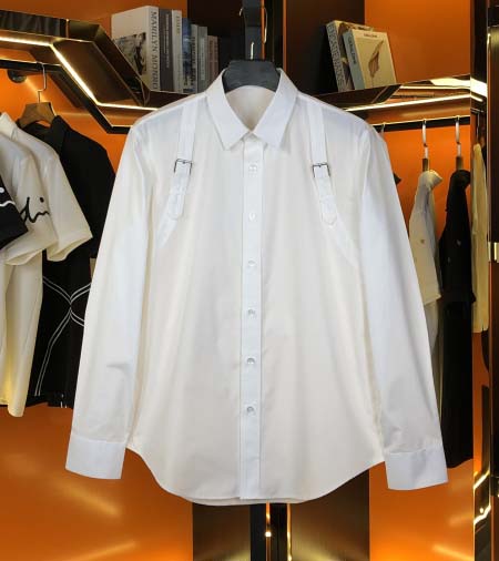 2025年3月15日 春夏高品質新品McQueen長袖シャツ...