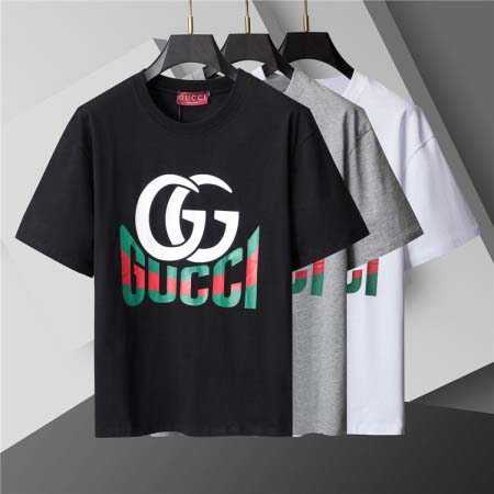 2025年3月17日春夏人気の新作GUCCI半袖TシャツLG...