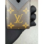 2025年3月17日新品 カードホルダーLouis Vuitton  6.5 x 9.5 x 0.5cm   Monogram Macassar  zy工場