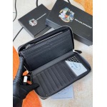 2025年3月17日新品財布PRADA blue  21cmX12cmX2.5cm  zy工場